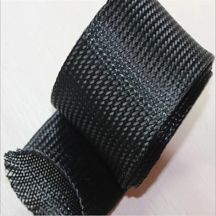 Hampool Black Braided Sleeves for Wires Sleeve Audio Cable Sleeves