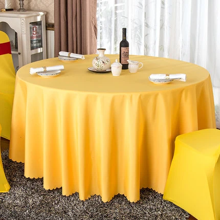 Olive Green Hotel Event Wedding High quality/High cost performance  Polyester Tablecloth