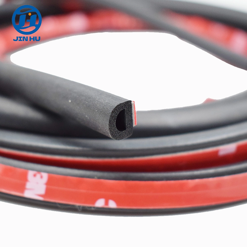 OEM Ex Factory D Shape EPDM Rubber Sealing Strip with Metal for Auto/Bus Door