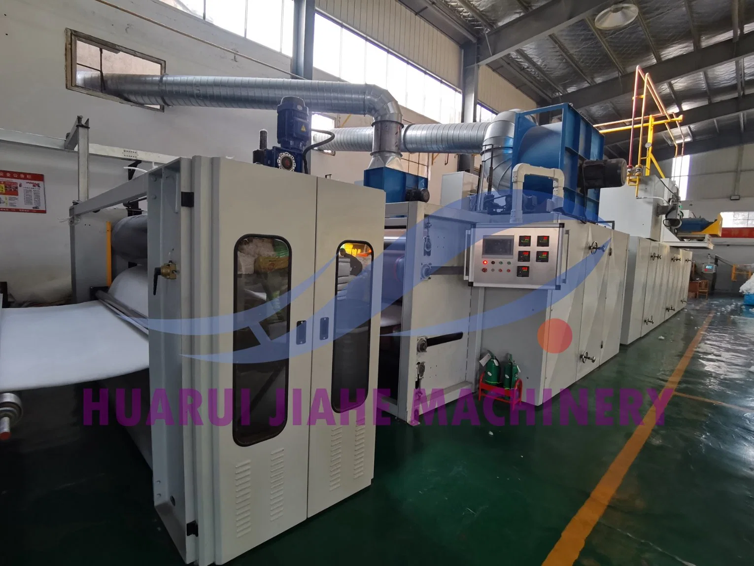 Drying Thermal Oven for No Glue Non Woven Fabric Production Line/ Glue Free Wadding Production Machine Spunbond Nonwoven Machine Polyester Wadding Line