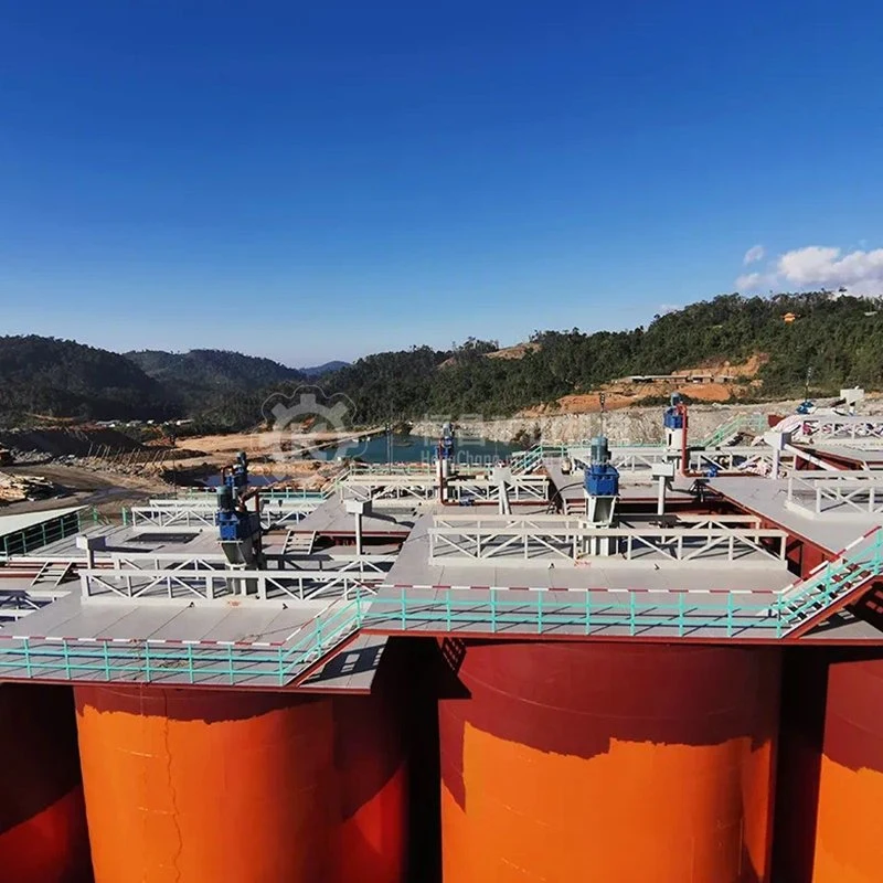 Maquinaria de minería de oro de bajo coste del depósito de la lixiviación de oro CIL de carbón vegetal en la planta de lixiviación