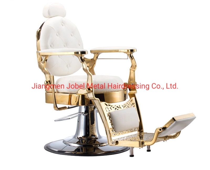 New Style Wholease Gold Antique Barber Chair Supplies Salon Furniture