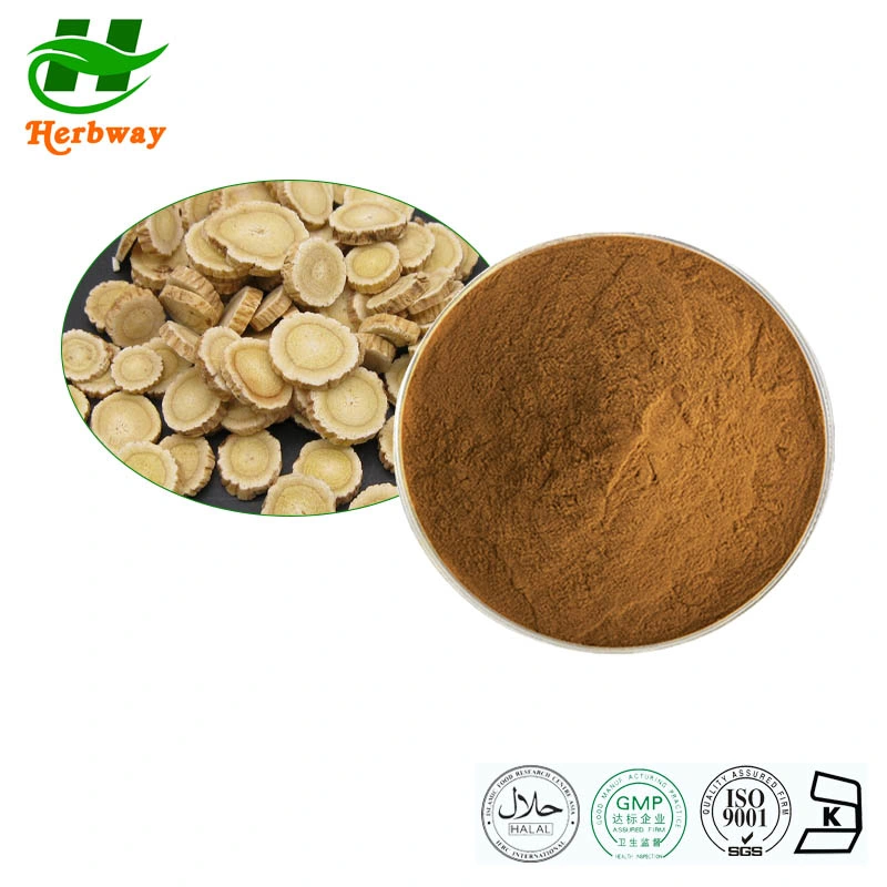 Herbway Astragalus Root Powder Factory fornecimento direto 50% polissacarídeos Astragalus Root Extrair