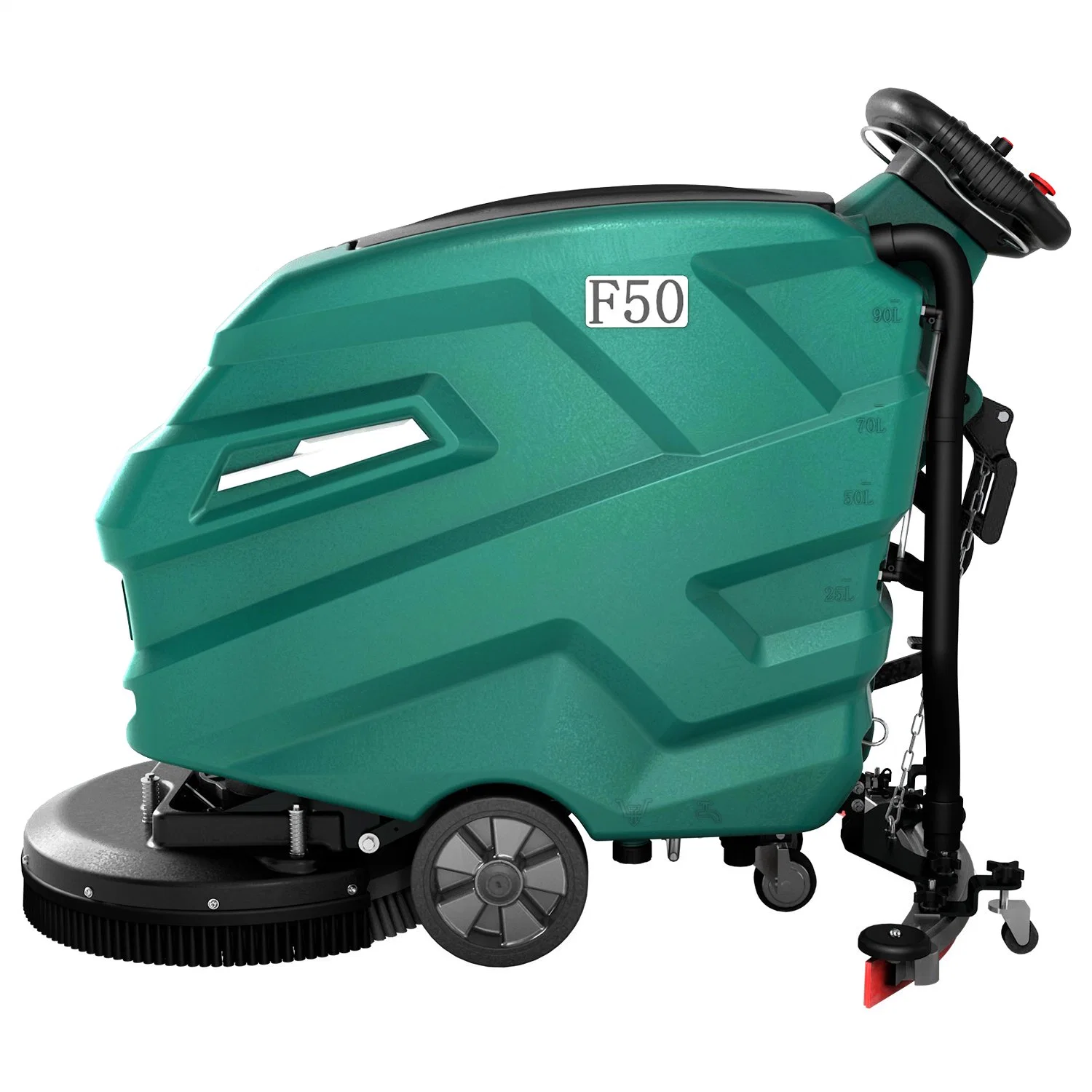 Semi-Auto Floor Scrubber Cleaning Equipment for Shopping Mall Industrial Washer