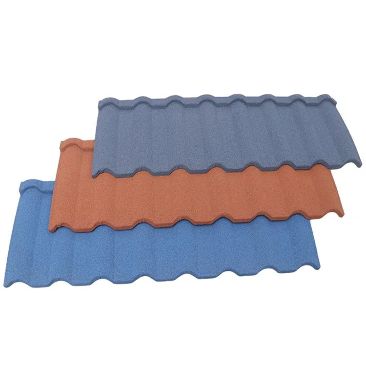 Kenya Decorative Galvalumed Roofing Sheet Roman Tile Colorful Stone Coated Metal Roof Tiles Roofing Materials