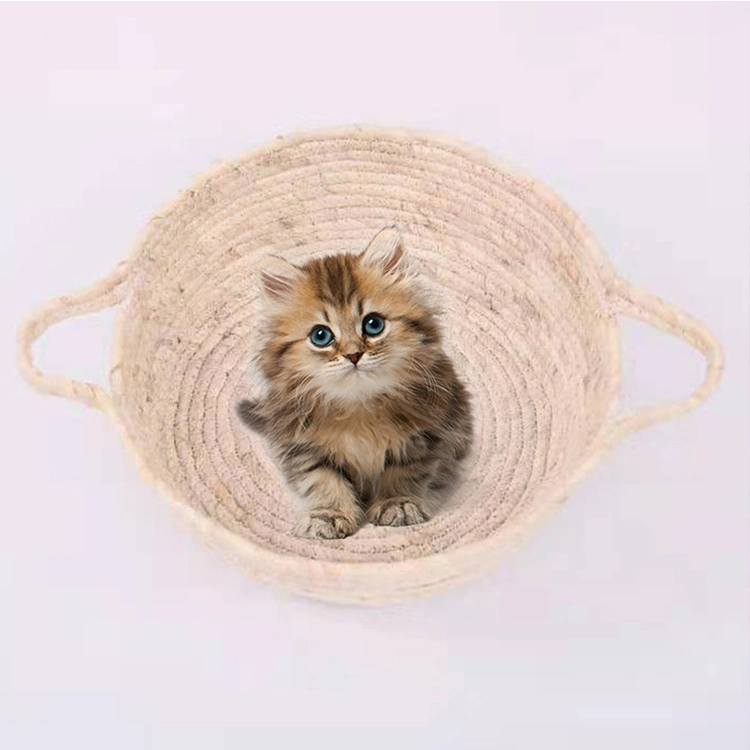 Wholesale/Supplier 3 Size Natural Grass Woven All Season Cat Nest