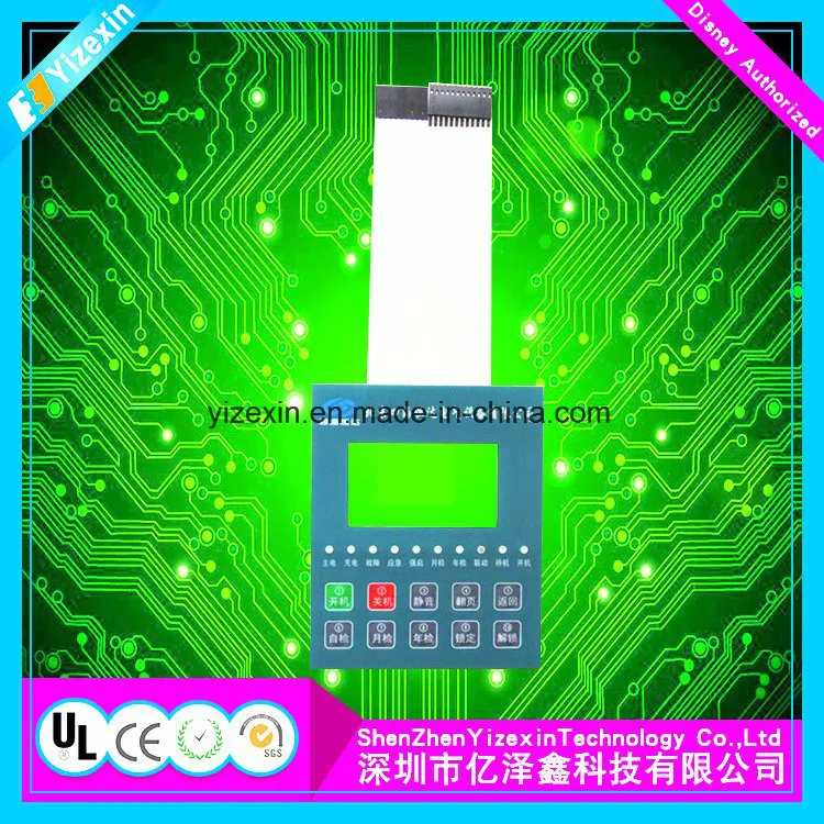 OEM Tactile Waterproof Touch Screen Keyboard Membrane Switch for Electrical