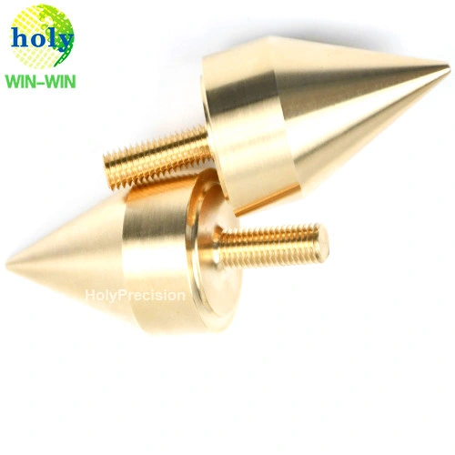 Electric Robot Brass CNC Turning Machining High Precision Spike Parts