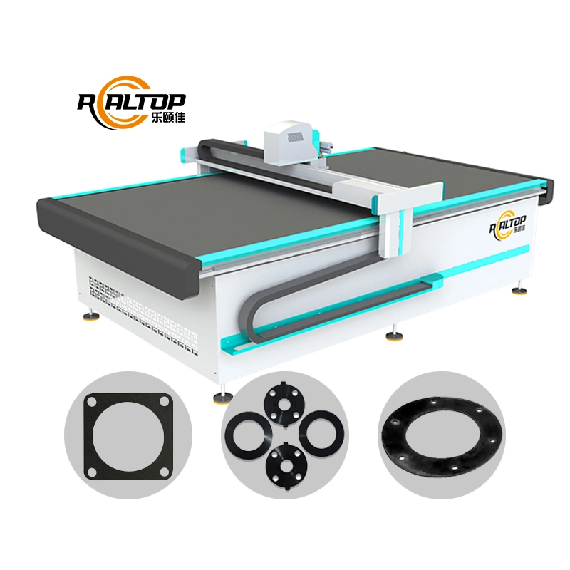 Jinan Realtop Computer Controlled Knife Rubber Graphite Board Gasket Cutting Machine with CE Certificate