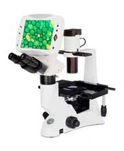 Equipos de laboratorio óptico LCD Electrónica Binocular microscopio biológico