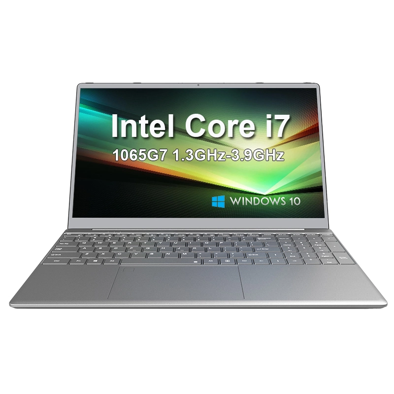 الكمبيوتر المحمول Intel Core i7 1065g7 Notebook RAM 16GB Lpdr4 شاشة عرض فائقة الدقة مقاس 15.6 بوصة