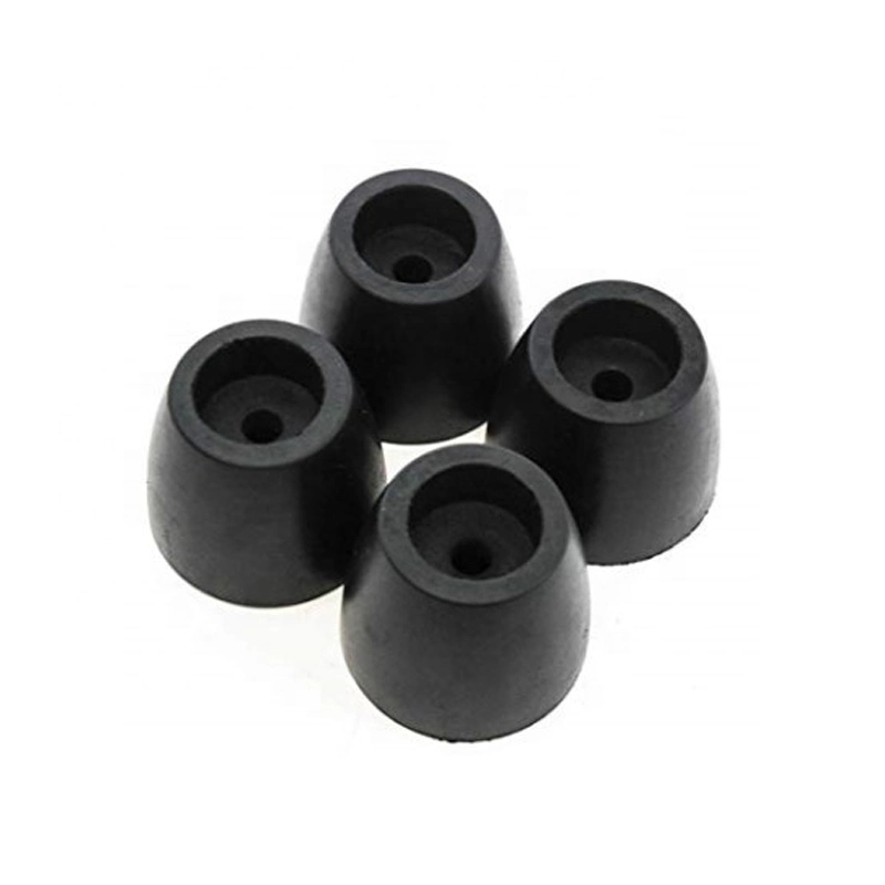 Protective 2 Inches Eectronic Round Tapered Screwed Threaded Rubber Feet