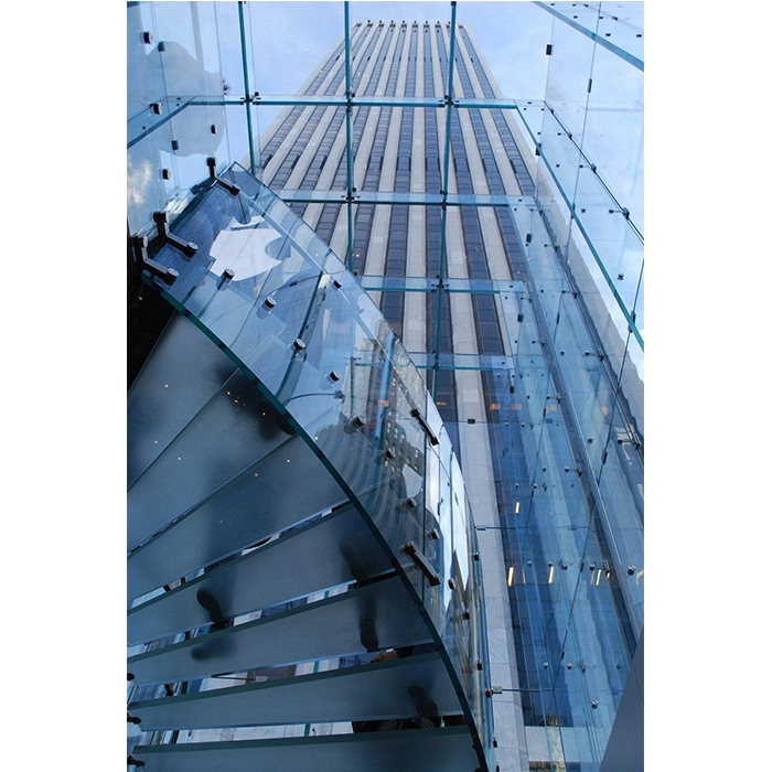 Safety Practical Metal Exterior Wall Cladding with Tempered Glass