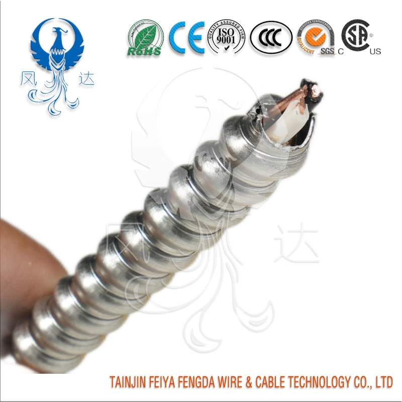 Type AC90 Acwu90 Mc Interlocked Aluminum Armored Electric Wire Bx