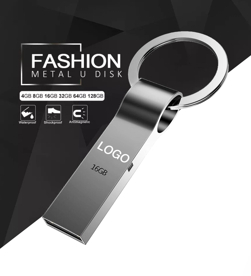 Hot USB Flash Drive 32GB Metal USB Memory Sticks Custom Pendrive 16GB USB 3.0 2.0 Flash Memory