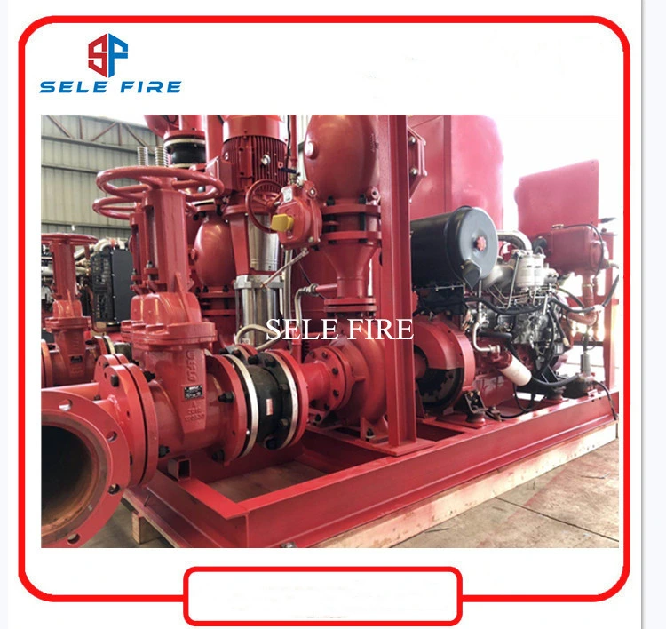 High quality/High cost performance  Fire Fighting Equipment Diesel Jockey Fire Pump Skid UL/FM