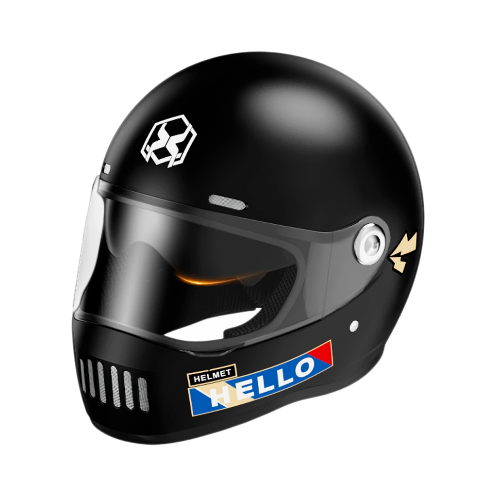 High Quality Adult Classical Motorcycle Full Face Helmet off Road Motorcycle Helmets High Hardness ABS Material All Season Multifunction Casques De Moto Helmet