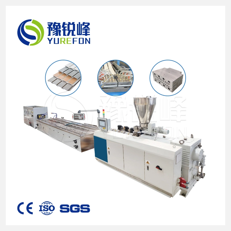 Wood Plastic Composite Window/Decking/Ceiling Building Profile Extruding Production Machine