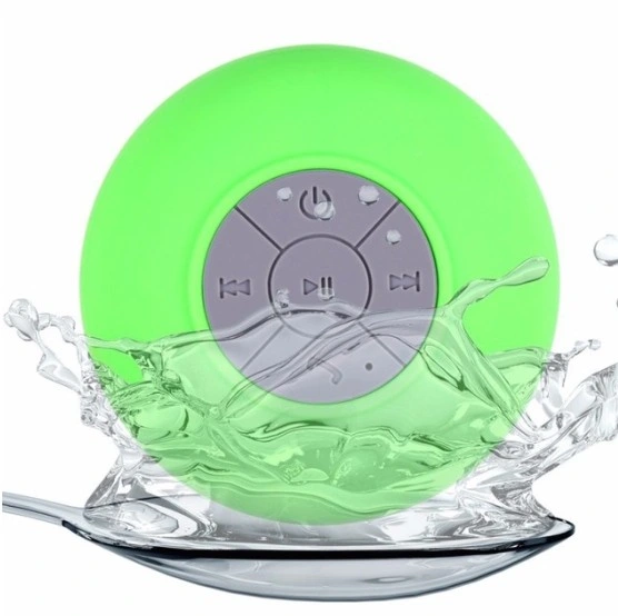 Portable Mini Suction Cup Speaker Built in Microphone Bathroom Mini Waterproof Wireless Bluetooth Speaker