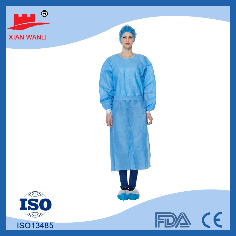 Doctor Uniform Cheap Medical Supply Hospital Protective Clothing Patient Gown Dental Surgical Gowns Waterproof Polypropylene Disposable Isolation Gowns