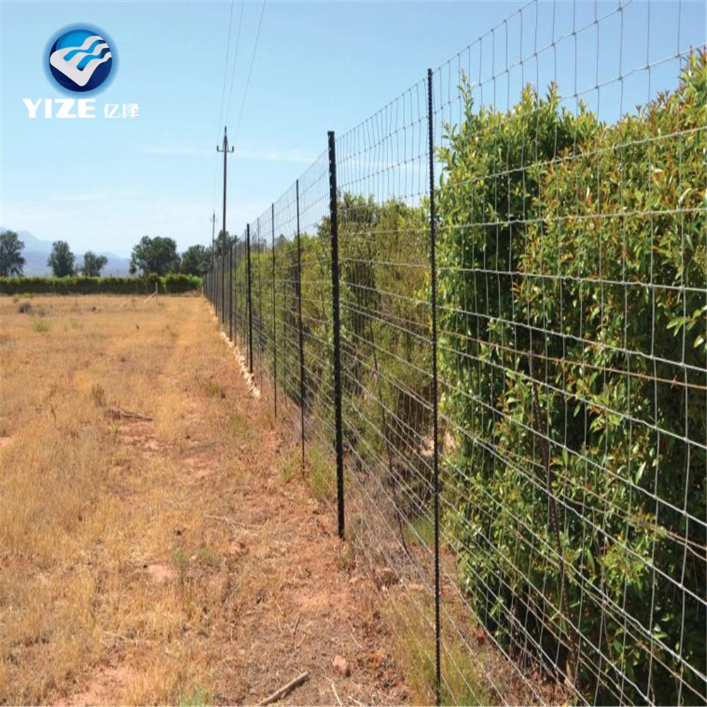 Electric Galvanized Field Fence Wire 8FT in Steel Wire Mesh Goat Fence Panel for Sale