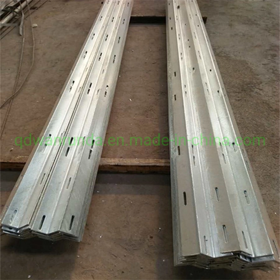 Hot Rolled or Cold Bend Perforated Angle Iron Can Design Different Shape of Holes