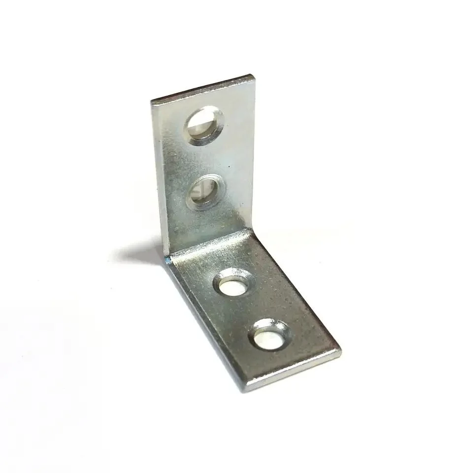 Metal Galvanised Angle Brackets Heavy Duty Steel L Shape Single-Side Bracket, Triangle Bracket,