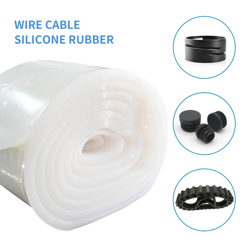 Hardness 80 Shore a Htv Fumed Silicone Rubber for Extrusion Product