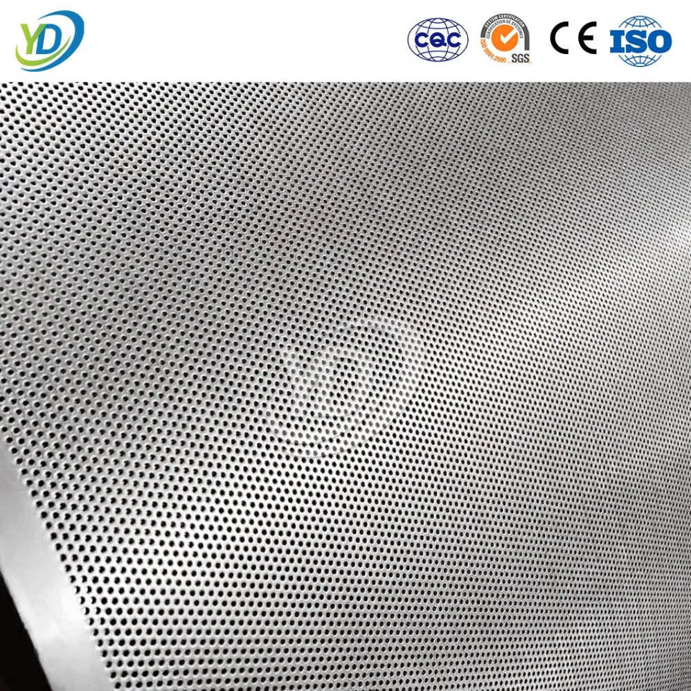 Yeeda Wire Mesh Perforated Sheet Black 3003 5005 6061 Aluminum Material Pierced Metal Panels China Manufacturing 5mm Hole Galvanized Perforated Metal Mesh