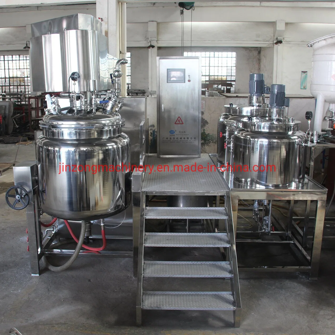 High Shear Mixer Emulsifer Homogenizer for Lotion Cream Paste Shampoo