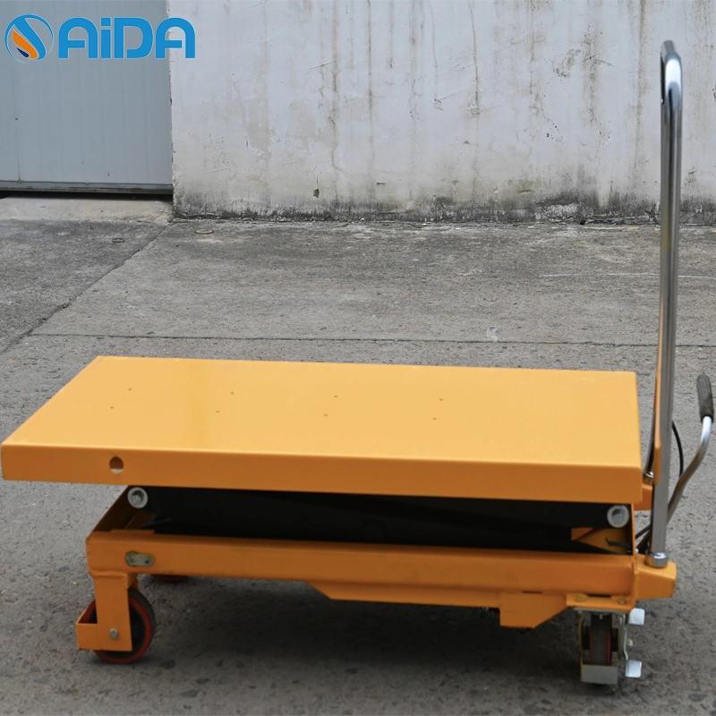 Chinese Factory Price Double Forklift Hydraulic Electric Lift Scissor Table Platform