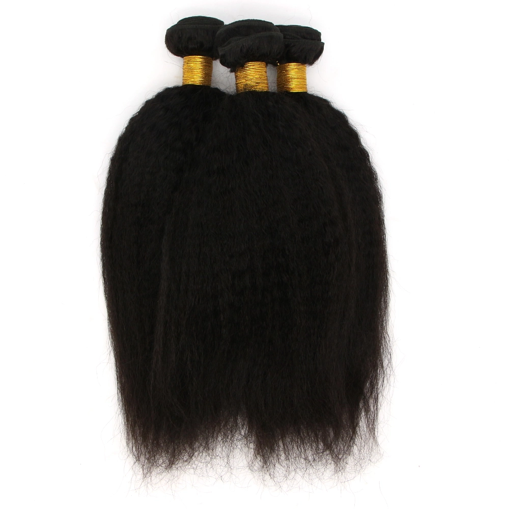 Xuchang Factory Wholesale/Supplier Price Brazilian 100% Human Remy Hair Yaki Hair Hundles