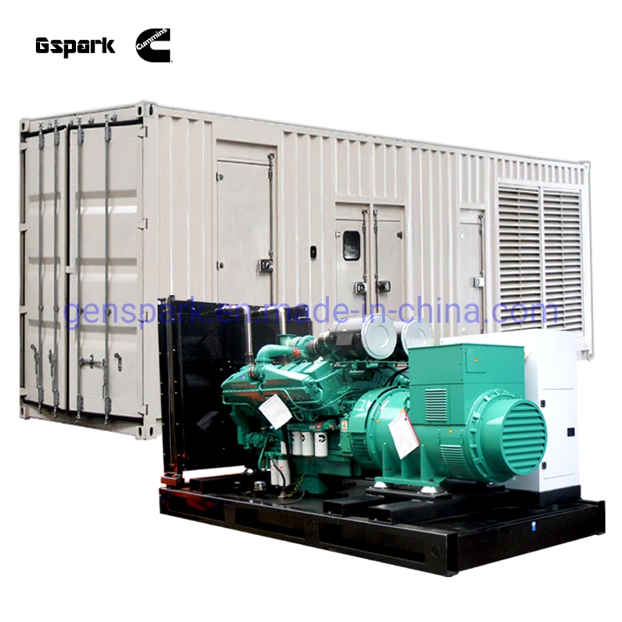 Type ouvert personnalisé Power Standby Power 2 MW Diesel Generator avec Moteur Cummins aux États-Unis