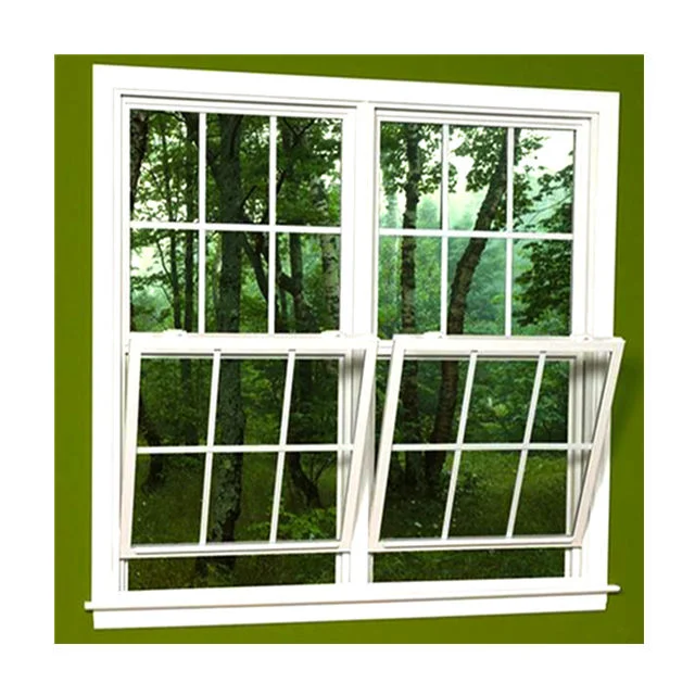 Double Glazing Aluminum Alloy Window PVC Sliding Windows Heat Insulation Fixed Window