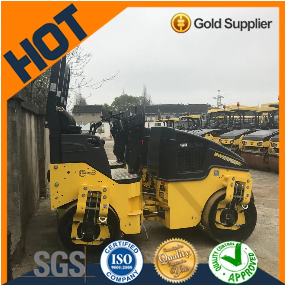 Light Articulated Steered Tandem Rollers Bomag Bw120 Ad-5 Road Roller Construction Machinery