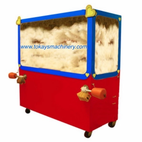 Mobile Portable DIY Amusement Plush Toy Teddy Bear Stuffing Filling Machine with CE