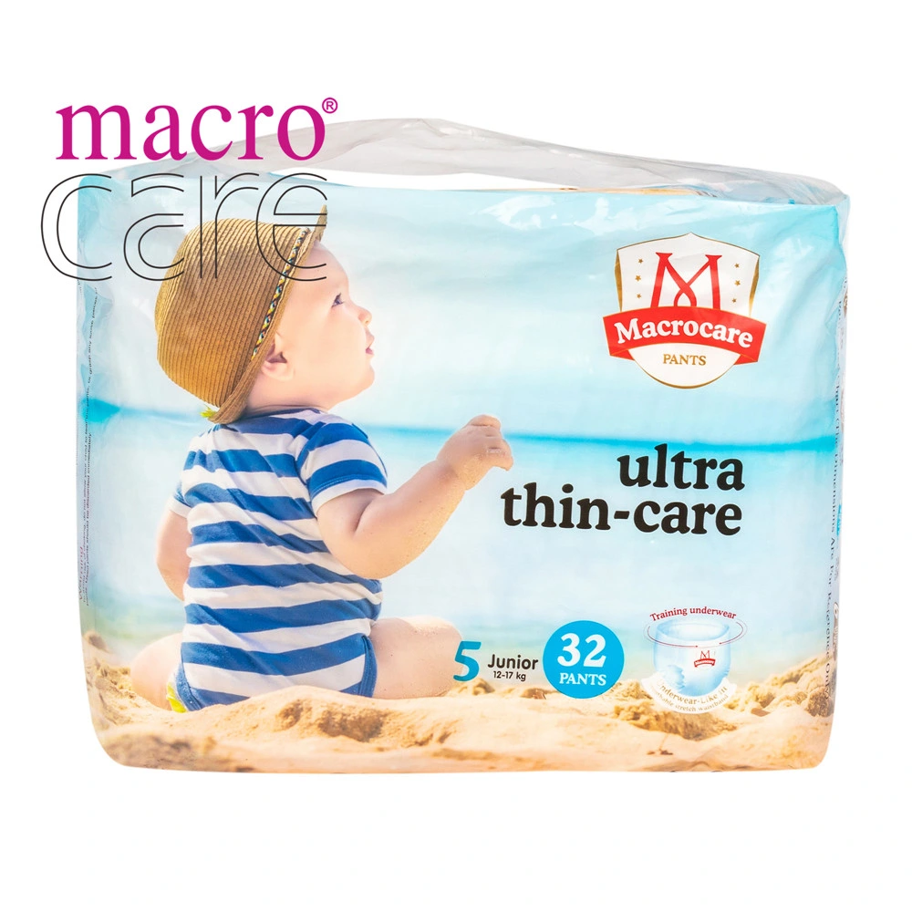 Macrocare OEM Baby Diapers Pull up Pants Baby Training Pants