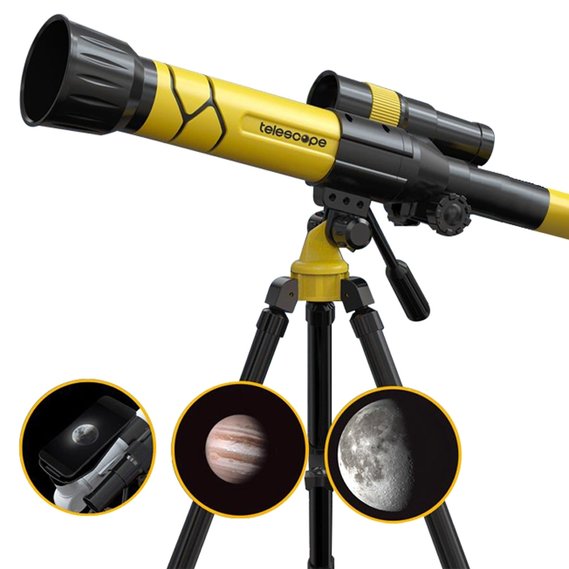 Astronomical Portable Travel Refractor Telescope Monocular Telescopes with Tripod for Kids Beginners