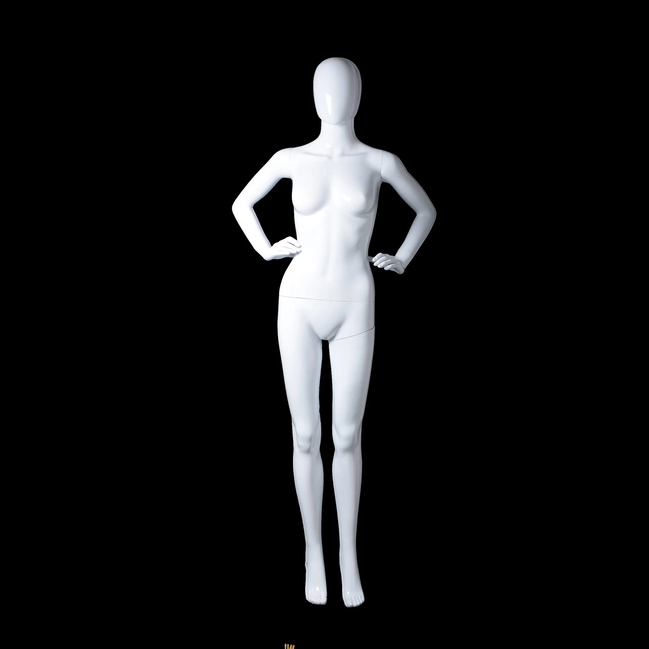 2019 Unbreakable PP Full Body White Male Mannequin for Window Display