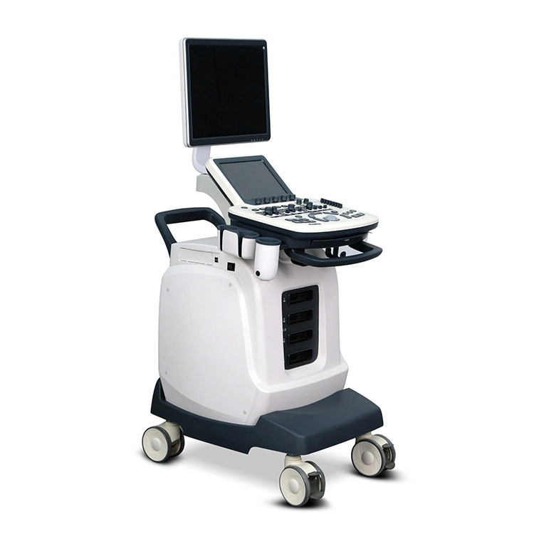 Ysb-Q7 Medical Equipment Trollry Digital 2D/3D/4D Color Doppler Ultrasound Machine Medical Instrument