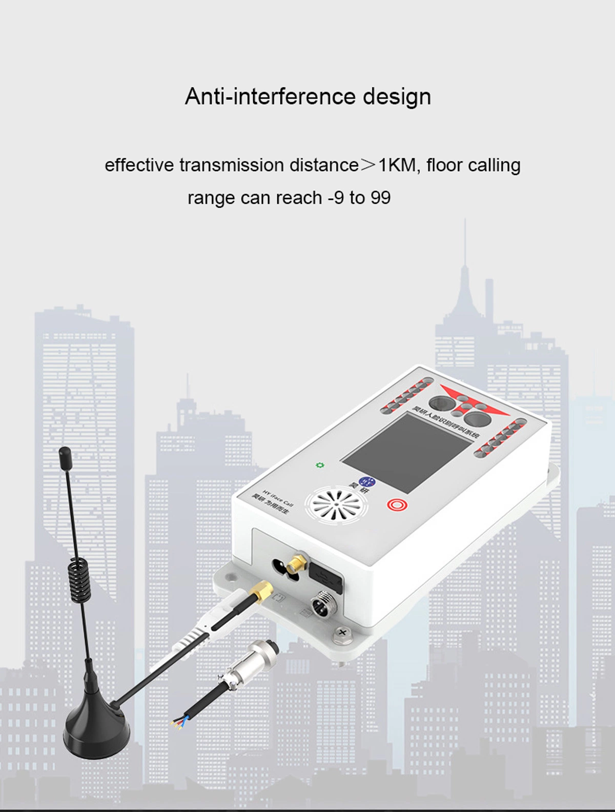 Rich Supplier Passenger Walkie Talkie Calling System Emergency Call for Construction Elevator