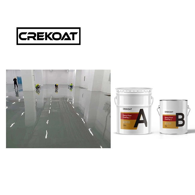 Smooth High Solids Solvent Free Seamless Industrial Epoxy Floor Paint Primer Epoxy Coating for Steel