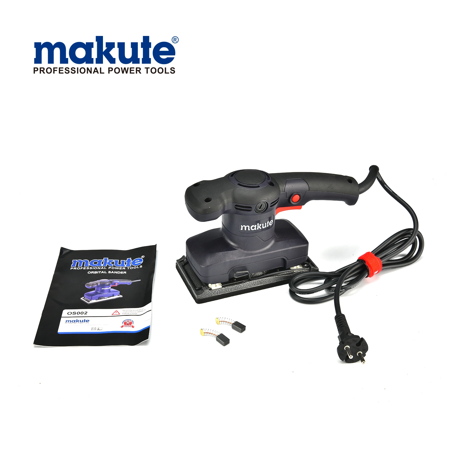 Makute 480W Elektrischer Orbital-Luftschleifer mit Polster Größe 93 * 185mm