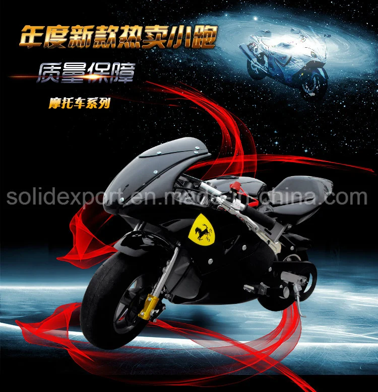 2024 New Fashion 49cc 2 Stroke Super Pocket Motorcycle Bike