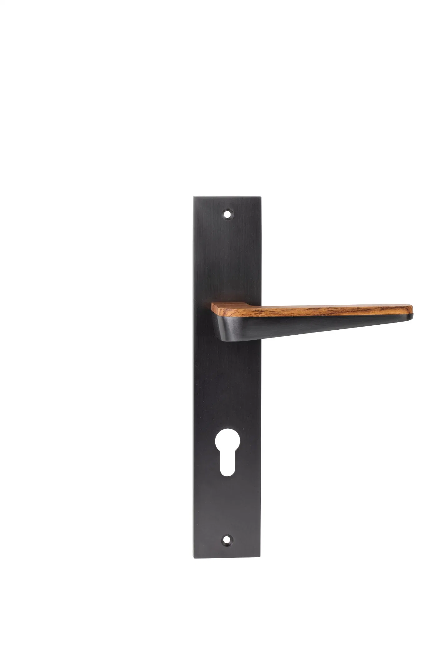 Hot Selling Key Entry Privacy Security 85mm Zinc Alloy Door Handle with Plate Safe Door Lock Pl222-H231