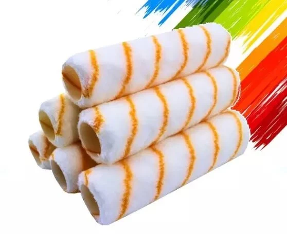 Yunxiao Good Quality 9 Inch Yellow Stripe Fabric Paint Roller Cover