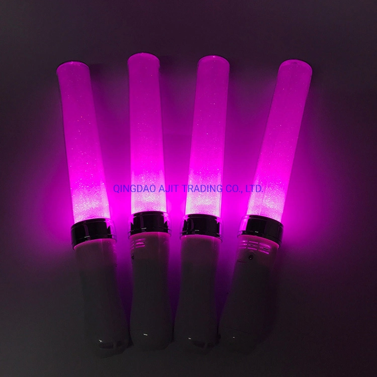 Concert Party Custom Logo Cheering RGB LED Light Stick, Flashing Lighting Stick Glow