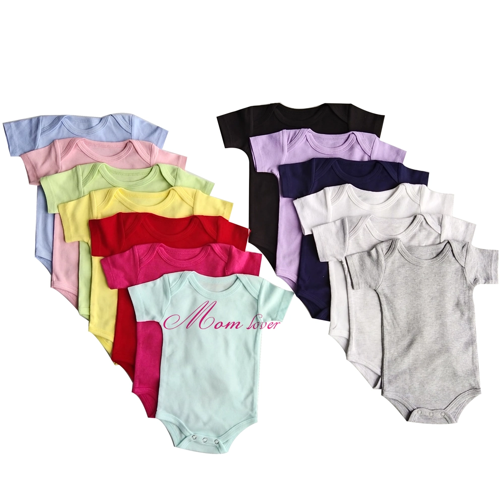 Одежда для девочек-младенцев Solid Color Newborn Baby Romper