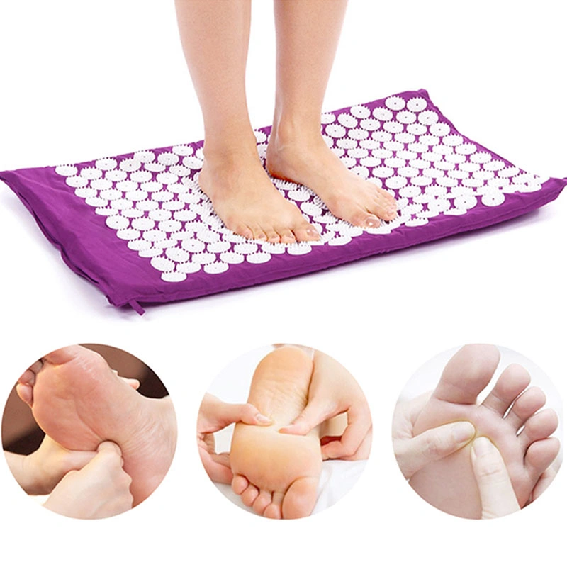 Ensemble de tapis et d'oreiller pliable et respectueux de l'environnement pour une bonne santé et une bonne pression