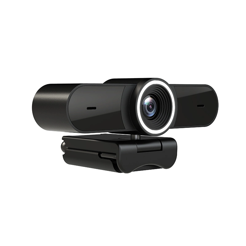 Caméra vidéo de vente en usine caméra de bureau 4K de 96 degrés de large Webcam angle HD avec trépied et housse de protection